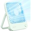 imageJISULIFE Desk Fan Battery Rechargable Fan180Foldable Portable Personal Fan 4 Speeds Adjustable for Home Office Travel OutdoorPinkGreen