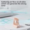 imageJISULIFE Desk Fan Battery Rechargable Fan180Foldable Portable Personal Fan 4 Speeds Adjustable for Home Office Travel OutdoorPinkPink