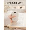 imageJISULIFE Hand Warmer Rechargeable Electric Reusable Power Bank Pocket Gadget with LED Display Portable Heater Fast Heating HandWarmers for Outdoors Skiing Hunting Camping Golf Warm Gifts5400mAh