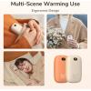 imageJISULIFE Hand Warmers Rechargeable with 9000mAh Backup Power Bank Electric Hand Heater Battery Operated Hand Warmer Ideal Gifts for WomenHerGirlsMenCampingFishingHuntingWarm White