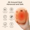 imageJISULIFE Hand Warmers Rechargeable with 9000mAh Backup Power Bank Electric Hand Heater Battery Operated Hand Warmer Ideal Gifts for WomenHerGirlsMenCampingFishingHuntingWarm White