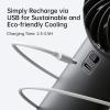 imageJISULIFE Handheld Fan Life45Speed Turbo Wind Pro5000mAh Portable Rechargeable Fan with LED Display Powerful Motor Summer Essentials for TravelBeachVacationMakeupConcertsCruiseBlackBlack