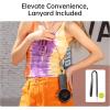 imageJISULIFE Handheld Fan Life45Speed Turbo Wind Pro5000mAh Portable Rechargeable Fan with LED Display Powerful Motor Summer Essentials for TravelBeachVacationMakeupConcertsCruiseBlackBlack