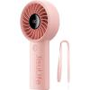 imageJISULIFE Handheld Fan Life45Speed Turbo Wind Pro5000mAh Portable Rechargeable Fan with LED Display Powerful Motor Summer Essentials for TravelBeachVacationMakeupConcertsCruiseBlackPink