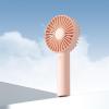 imageJISULIFE Handheld Mini Fan Portable and Small with 3 Speeds USB Rechargeable Battery Operate for Outdoor Indoor Makeup Commute Office Travel Concerts Gifts for Women Men BeigePink