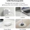 imageJISULIFE Handheld Mini Fan Portable and Small with 3 Speeds USB Rechargeable Battery Operate for Outdoor Indoor Makeup Commute Office Travel Concerts Gifts for Women Men BeigeBeige
