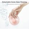 imageJISULIFE Handheld Portable Fan 20H Max Cooling Time Mini Hand Fan 4000mAh USB Rechargeable Personal Fan Battery Operated Small Fan with 3 Speeds for TravelCommuteMakeupOfficePinkPink