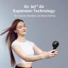 imageJISULIFE Handheld Portable Turbo Fan 16H Max Cooling Time 4000mAh USB Rechargeable Personal Battery Operated Mini Small Pocket Fan with 5 Speeds for TravelOutdoorVacationConcerts  BrownBlack6000mAh