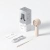 imageJISULIFE Mini Portable FanBladeless Safe Design Powerful Turbo Handheld Fan with 3 Speeds USB Rechargeable Small Pocket Design for TravelLash Gifts For GirlsWomenBrown