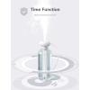 imageJISULIFE Mini Portable Humidifier Small USB Personal Humidifiers with Ultra Quiet Container Diversity Auto Shut Off Tiny Travel Easy Use Humidifier for Plants Car Office Hotel  White