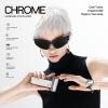 imageJISULIFE Portable Handheld Fan Life9 Turbo Power High Speed Air 18H Max Cooling Time 5 Gear Wind 5000mAh Rechargeable Mini Pocket Design Personal Fan for Travel Concerts Camping Makeup  BlackChrome