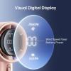 imageJISULIFE Portable Handheld FanSpeed1100 Adjustable Turbo Mini Fan5000mAh Battery Rechargeable Personal Fan with Metal BodyDigital DisplayGifts for Women Men TravelCampingOutdoorGreyPink
