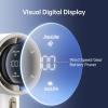 imageJISULIFE Portable Handheld FanSpeed1100 Adjustable Turbo Mini Fan5000mAh Battery Rechargeable Personal Fan with Metal BodyDigital DisplayGifts for Women Men TravelCampingOutdoorGreyWhite