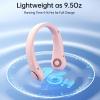 imageJISULIFE Portable Neck Fan Hands Free Bladeless Fan 5 Speeds 4000 mAh Battery Operated Wearable Personal Fan Twistable Rechargeable Gift for Women MenDark GreenPink