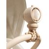 imageJISULIFE Stroller Fan Baby Large Safe Bladeless for Crib Desk Portable Battery Rechargeable Cooling Fan with Air Turbo Tech Night Light FoodGrade Gift for MomDadFriend  BrownBrown