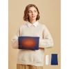 imageJISULIFE Heated Hand Warmer Pouch Small Hand Heating Pad Electric Portable Fast Heated Hand Muff with 4500mAh Power Bank 3 Heating Levels Soft Lightweight No Water USB Hand Warmer MuffBlue