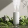 imageJISULIFE Small Humidifier 500ml Portable Mini Humidifier Personal Cool Mist Humidifiers for Bedroom Quiet Dual Mist Ports Auto ShutOff Gifts for Men Women Mom Dad White