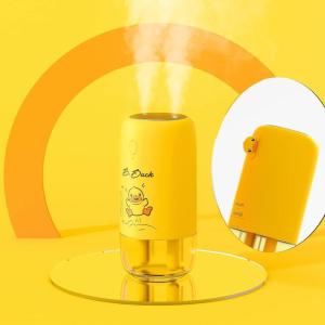 imageJISULIFE Small Humidifier500ml Portable Travel Humidifier3600mAh Battery Operated Humidifier for Car Desk Home Office PlantsAuto ShutOffDual Mist PortsWhisper QuietGifts for Men WomenBDuck
