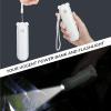 imageJISULIFE Handheld Fan with 4500 mAh Powerbank Max 37 Hours Runtime Pocket Portable Battery Operated or USB Powered Folding Personal Fan 3 Speeds Gifts for Women Men Kids Gift for FestivalWhiteWhite