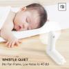 imageJISULIFE Handheld Fan with 4500 mAh Powerbank Max 37 Hours Runtime Pocket Portable Battery Operated or USB Powered Folding Personal Fan 3 Speeds Gifts for Women Men Kids Gift for FestivalWhiteWhite