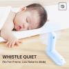 imageJISULIFE Handheld Fan with 4500 mAh Powerbank Max 37 Hours Runtime Pocket Portable Battery Operated or USB Powered Folding Personal Fan 3 Speeds Gifts for Women Men Kids Gift for FestivalWhiteBlue
