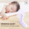 imageJISULIFE Handheld Fan with 4500 mAh Powerbank Max 37 Hours Runtime Pocket Portable Battery Operated or USB Powered Folding Personal Fan 3 Speeds Gifts for Women Men Kids Gift for FestivalWhitePurple