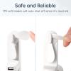 imageJISULIFE Portable Handheld Fan Mini 3 In 1 with Rechargeable Battery Personal Pocket Fan for Travel Outdoor USB Power Bank Flashlight Essential Ideal Gifts for MenWomenFamilyFriends  BlueWhite