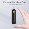imageJISULIFE Portable Handheld Fan Mini 3 In 1 with Rechargeable Battery Personal Pocket Fan for Travel Outdoor USB Power Bank Flashlight Essential Ideal Gifts for MenWomenFamilyFriends  BlueBlack
