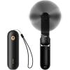 imageJISULIFE Portable Handheld Fan Mini 3 In 1 with Rechargeable Battery Personal Pocket Fan for Travel Outdoor USB Power Bank Flashlight Essential Ideal Gifts for MenWomenFamilyFriends  BlueBlack