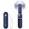 imageJISULIFE Portable Handheld Fan Mini 3 In 1 with Rechargeable Battery Personal Pocket Fan for Travel Outdoor USB Power Bank Flashlight Essential Ideal Gifts for MenWomenFamilyFriends  BlueBlue