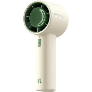 imageJISULIFE Handheld Turbo Fan Life10s 5000mAh Rechargeable Portable FansUp to 28 Hours Working5 Speed Strong WindPersonal Mini Fan for Travel Outdoor Camping Beach MakeupGrayBeige