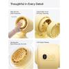 image:imageJISULIFE 2026 Stroller Fan  Small amp Stylish with 38H Cooling Soft Night Light OneClick Detachable for Stroller or Desk Safe Baby Fan for Crib Car Seat Nursery Travel Gifts for Baby Mom BlueYellow