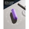 image:imageJISULIFE Handheld Travel Fan Upgraded Mini Portable Fan with Up to 24 Working Hours for Longterm Outdoor Cooling Combines Power Bank and Flashlight Used for Summer Cruise Concert LashBrownPurple