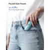 image:imageJISULIFE Handheld Travel Fan Upgraded Mini Portable Fan with Up to 24 Working Hours for Longterm Outdoor Cooling Combines Power Bank and Flashlight Used for Summer Cruise Concert LashBrownCyan