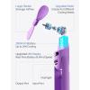 image:imageJISULIFE Handheld Travel Fan Upgraded Mini Portable Fan with Up to 24 Working Hours for Longterm Outdoor Cooling Combines Power Bank and Flashlight Used for Summer Cruise Concert LashBrownPurple