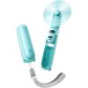image:imageJISULIFE Handheld Travel Fan Upgraded Mini Portable Fan with Up to 24 Working Hours for Longterm Outdoor Cooling Combines Power Bank and Flashlight Used for Summer Cruise Concert LashBrownCyan