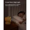 image:imageJISULIFE Chic Stroller Fan 2026 Baby Cool Helper Smart 120 Auto Oscillation with 100 Speeds 21H SuperLong Battery Portable Baby Fan for Crib Stroller amp Bedroom Gift for MomsBlueYellow