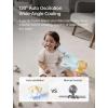 image:imageJISULIFE Clip On Stroller Fan 2026Baby Cool Helper Smart 120 Auto Oscillation with 100 Speeds 21H SuperLong Battery Portable Baby Fan for Crib Stroller amp Bedroom Gift for MomsYellowYellow