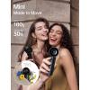 image:imageJISULIFE Handheld Fan Pro1 Mini  Refined Utility Elite PU Leather 30 Hour Cooling Power Aroma Pod 100Speed Precision Portable Fan for Travel Outdoor Concerts Gifts for Women Men BlackVelvet Black