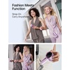 image:imageJISULIFE Handheld Fan40H Endurance Iridescent Purple Portable Fan with LED Display 100Level Speed USBC Fast Rechargeable Trendy Personal Design for Festivals Concerts Sports Travel GiftsIridescent Purple