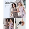 image:imageJISULIFE Handheld Fan40H Endurance Iridescent Purple Portable Fan with LED Display 100Level Speed USBC Fast Rechargeable Trendy Personal Design for Festivals Concerts Sports Travel GiftsIridescent Silver