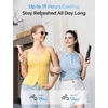 image:imageJISULIFE 3 IN 1 Handheld Mini Fan  Portable Fan amp Power Bank amp Flashlight 19H Max Cooling USB Rechargeable PocketSized for Travel Cruise Concerts Makeup 2026 Summer Gifts for WomenGreen  19H Max Cooling USB Rechargeable PocketSized Handheld Fan for Travel Cruise Concerts Makeup Summer Gifts for WomenBlack