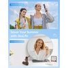 image:imageJISULIFE 3 IN 1 Handheld Mini Fan  Portable Fan amp Power Bank amp Flashlight 19H Max Cooling USB Rechargeable PocketSized for Travel Cruise Concerts Makeup 2026 Summer Gifts for WomenGreen  19H Max Cooling USB Rechargeable PocketSized Handheld Fan for Travel Cruise Concerts Makeup Summer Gifts for WomenBrown