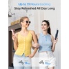 image:imageJISULIFE 3 IN 1 Handheld Mini Fan  Portable Fan amp Power Bank amp Flashlight 19H Max Cooling USB Rechargeable PocketSized for Travel Cruise Concerts Makeup 2026 Summer Gifts for WomenGreen  19H Max Cooling USB Rechargeable PocketSized Handheld Fan for Travel Cruise Concerts Makeup Summer Gifts for WomenBlue
