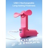 image:imageJISULIFE 3 IN 1 Handheld Mini Fan  Portable Fan amp Power Bank amp Flashlight 19H Max Cooling USB Rechargeable PocketSized for Travel Cruise Concerts Makeup 2026 Summer Gifts for WomenGreen  19H Max Cooling USB Rechargeable PocketSized Handheld Fan for Travel Cruise Concerts Makeup Summer Gifts for WomenFuchsia