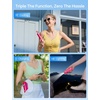 image:imageJISULIFE 3 IN 1 Handheld Mini Fan  Portable Fan amp Power Bank amp Flashlight 19H Max Cooling USB Rechargeable PocketSized for Travel Cruise Concerts Makeup 2026 Summer Gifts for WomenGreen  19H Max Cooling USB Rechargeable PocketSized Handheld Fan for Travel Cruise Concerts Makeup Summer Gifts for WomenFuchsia