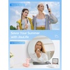 image:imageJISULIFE 3 IN 1 Handheld Mini Fan  Portable Fan amp Power Bank amp Flashlight 19H Max Cooling USB Rechargeable PocketSized for Travel Cruise Concerts Makeup 2026 Summer Gifts for WomenGreen  19H Max Cooling USB Rechargeable PocketSized Handheld Fan for Travel Cruise Concerts Makeup Summer Gifts for WomenPink