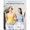 image:imageJISULIFE 3 IN 1 Handheld Mini Fan  Portable Fan amp Power Bank amp Flashlight 19H Max Cooling USB Rechargeable PocketSized for Travel Cruise Concerts Makeup 2026 Summer Gifts for WomenGreen  19H Max Cooling USB Rechargeable PocketSized Handheld Fan for Travel Cruise Concerts Makeup Summer Gifts for WomenBrown